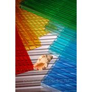 Сотовый поликарбонат, 16 мм, цветной фотография