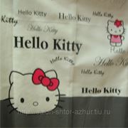Ткань портьерная "Hello Kitty"
