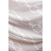 Ткани для штор. Тюль с вышивкой, цвет: молочный фото