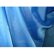 Ткань Вуаль синяя фото