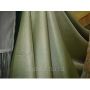 Ткань Портьерная “люрекс“ зеленая фотография