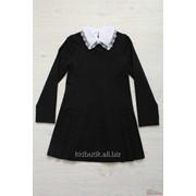 Платье черное школьное для девочки Remix fashion R16-14 в