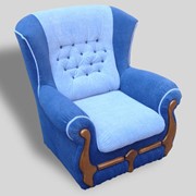 Кресло "Юлия" синяя.