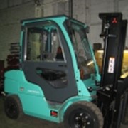 Металлическая кабина на погрузчик Mitsubishi 2-3,5 т фото