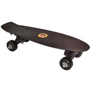Скейтборд пластиковый 41x12cm Sportex E33085 черный (SK403)