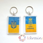 Брелок KEEP CALM AND LOVE UKRAINE Артикул: АН000301
