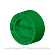 Заглушка ДЖИЛЕКС для трубы ПНД 40 мм (зеленая)