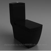 Унитаз-моноблок Style Lux 050, чёрный фотография