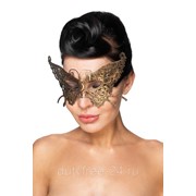 Золотистая карнавальная маска Шаула фото