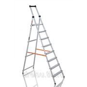 Лестницы-стремянки алюминиевые для дома Эйфель К108 Рабочая высота - 3.86 м фото