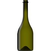 Бутылка для игристого вина Т-117-КПШ-750, цвет оливковый