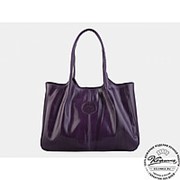 Женская кожаная сумка “Миранда“ (фиолетовая) фото