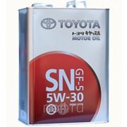 Масло моторное TOYOTA Motor Oil SN/CF 5W30 4л фото