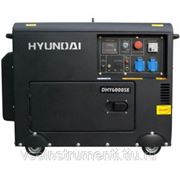 Дизельный генератор hyundai dhy6000se-3 фотография