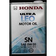 Моторное масло HONDA Motor Oil Ultra LEO SN 0W20 4л (синт)