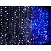 Светодиодный дождь (занавес) LED Плей-лайт 2*3 м. фото