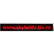 Модульная светодиодная бегущая строка красного свечения фото