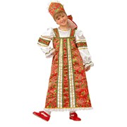 Карнавальный костюм для детей Батик Аленушка народный детский, 32 (122 см) фотография