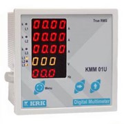 Мультиметр цифровой щитовой KMM-01U (0-9999 А, 0-500 В (1ф, 3ф); 30-70 Гц) фото