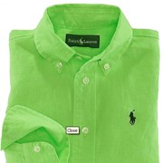 Рубашка зеленая для мальчиков фото