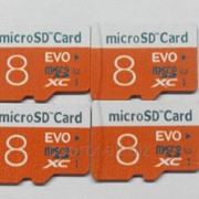 Карта памяти microSD EVO 8GB 10 class, новые!!!