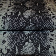 Кожа КРС зеленый питон фото