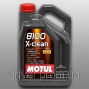 Моторное масло MOTUL 8100 X-Clean SAE 5W-40 5л фото