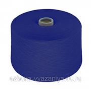 Пряжа в бобинах, Zafer tekstil, синий, 70% хлопок/ 30% акрил, Турция