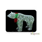 Фигуры с подсветкой Россия Фигура Медведь в шарфике 56 светодиодов