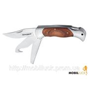 Нож Boker Magnum Classic Hunter (обычный клинок, шкуросъёмный и пила,440A) фотография