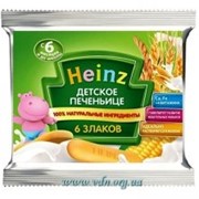 Печенье Heinz 60г 6 злаков (с 5мес)