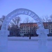 Скульптуры из льда Арка фото
