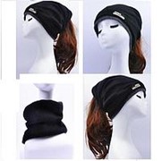 Шапка “Шерсть“, чёрный фото