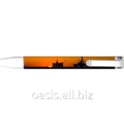 Ручка пластиковая шариковая Нефтедобыча фотография
