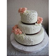 Торт свадебный “Нежный“ фото