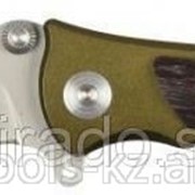 Нож Зубр Премиум Следопыт складной универсальный, металлическая рукоятка с деревянными Код:47713 фото