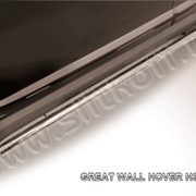 Пороги d57 труба из нержавеющей стали Great Wall Hover H3 (2014) GWHNR-H3-008 фото