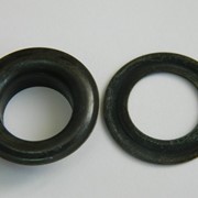 Люверсы стальные №31 (Блочка + кольцо), цвет Оксид фото