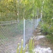Забор из сетки рабица 1,2 м