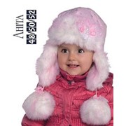 Зимняя шапка для девочки Анита фото
