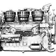 Двигатель ЯАЗ-206 с хранения фото