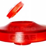 Шайба поликарбонатная крепежная с EPDM уплотнителем для поликарбоната толщиной от 4 мм до 55 мм, красная под кровельный саморез диаметром 5,5 мм