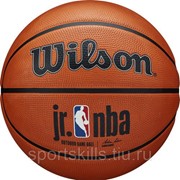 СЦ* Мяч баск. WILSON JR. NBA Authentic Outdoor, арт. WTB9600XB05, р.5, резина, коричневый фотография
