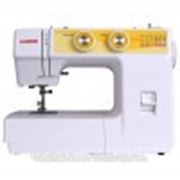 Швейная машина Janome JT 1108 / 8 операций, петля-полуавтомат, цвет: белый/желтый