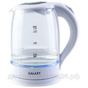 Чайник GALAXY GL-0553 стекло 1,7л. 2,2кВт. диск. фотография
