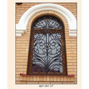 Кованые металлические решетки на окна арт.okr.17 фото