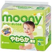 Японские детские влажные салфетки Moony (из мягкого материала) 80 шт фото