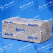 Листовые полотенца KonTiss ТДК-1-200 VM V сложения 1 слойные 200 листов фото