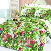 Красочное постельное белье le vele в попугаи Perge фотография