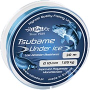 Леска мононить Mikado TSUBAME UNDER ICE 0,10 (30 м) - 1.95 кг. фото